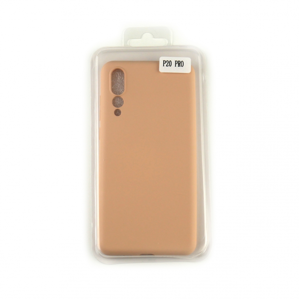 Silicone Case Full Cover для Huawei P20 Pro рожеве золото-0